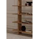 Casey Large Bookcase Rustic Oak - 4