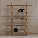 Casey Large Bookcase Rustic Oak - 5