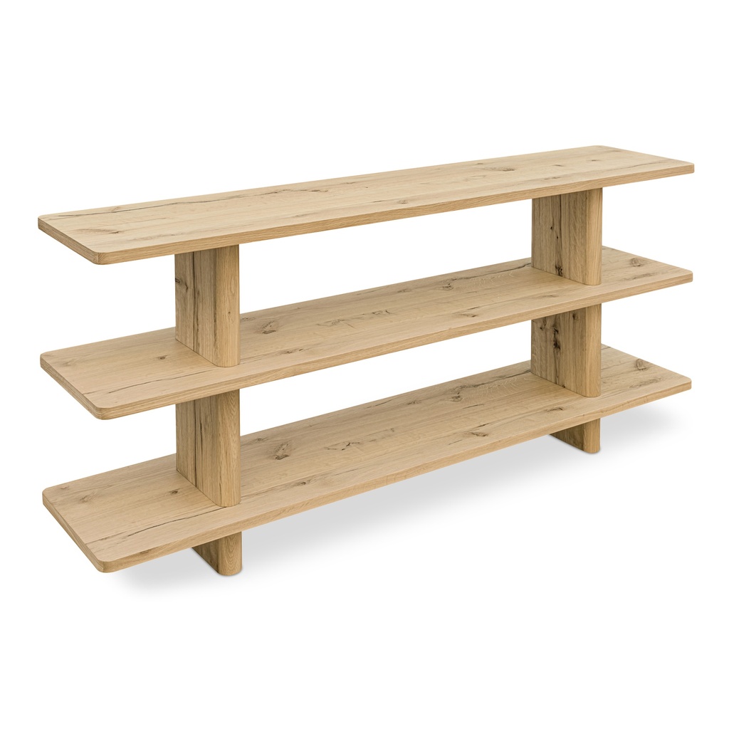 Casey Small Bookcase Rustic Oak - 1