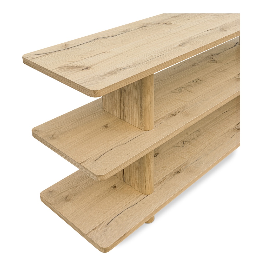 Casey Small Bookcase Rustic Oak - 3