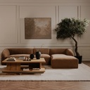 Casey Large Coffee Table Rustic Oak - 8