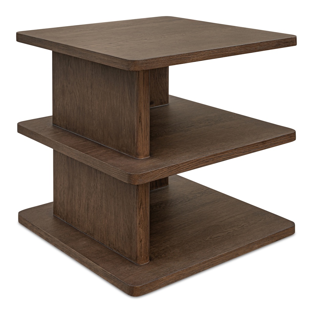Casey Side Table Dark Brown - 1