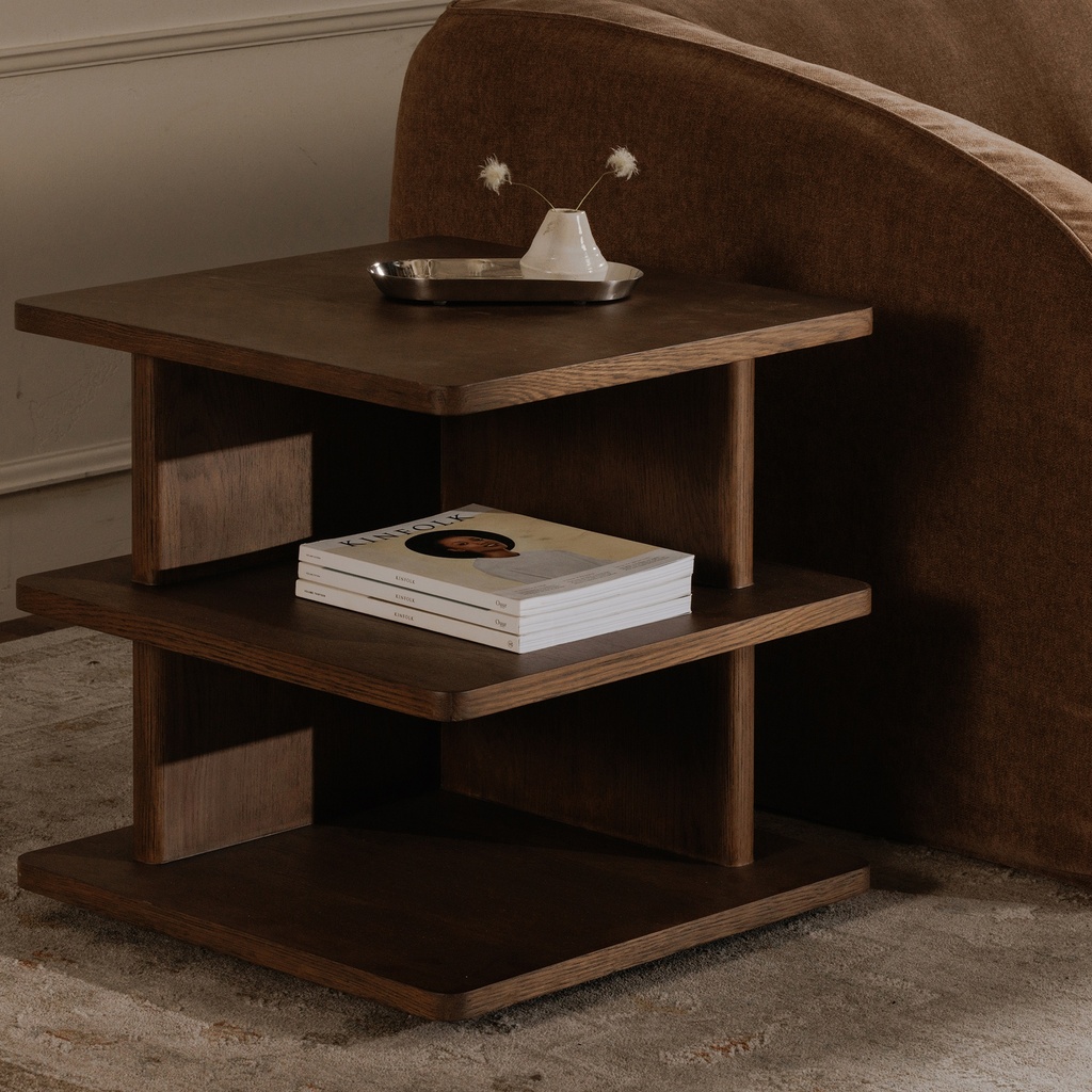 Casey Side Table Dark Brown - 5