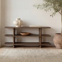 Casey Small Bookcase Dark Brown - 4