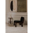 Edie Accent Chair Black Faux Mohair - 7