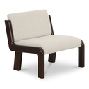 Edie Accent Chair Flecked Ivory - 1