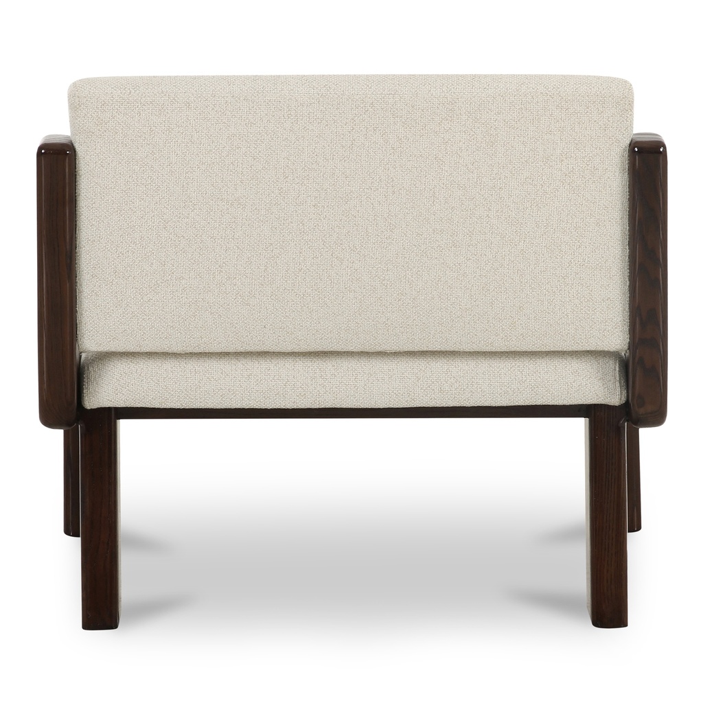 Edie Accent Chair Flecked Ivory - 4