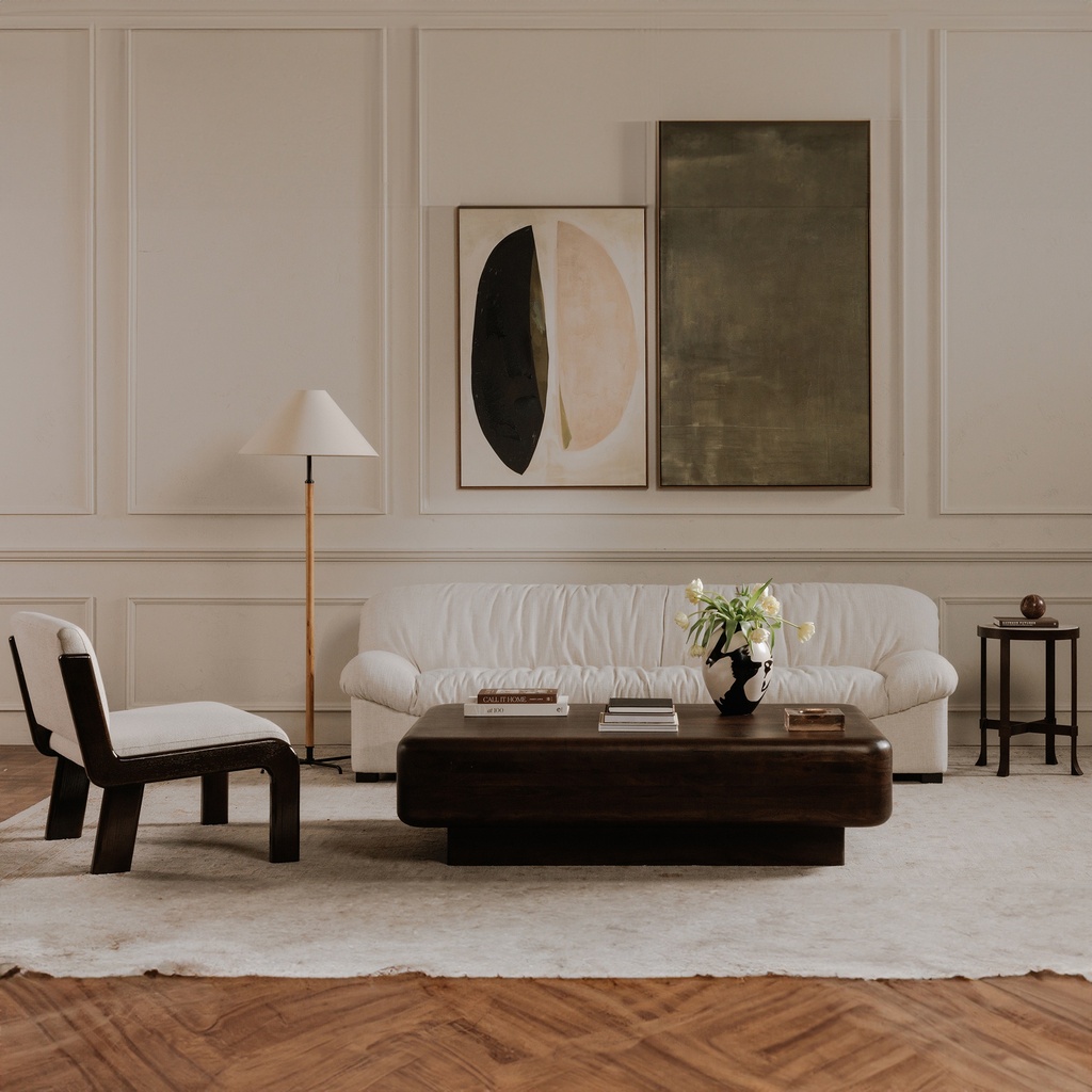 Edie Accent Chair Flecked Ivory - 9