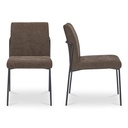 Danny Dining Chair Dark Brown Set of Two - 2
