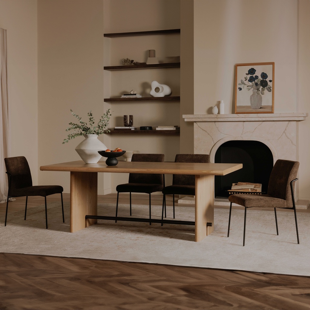 Danny Dining Chair Dark Brown Set of Two - 7