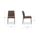 Danny Dining Chair Dark Brown Set of Two - 8