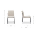 Danny Dining Chair Ivory Set of Two - 8