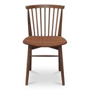 Marley Dining Chair Walnut-Set of Two - 3