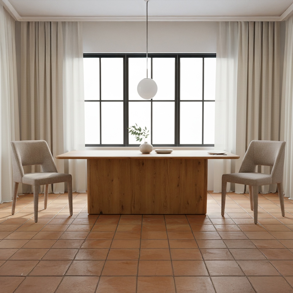 Joyce Dining Chair Light Brown-Set of Two - 6