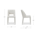 Joyce Dining Chair Beige-Set of Two - 8