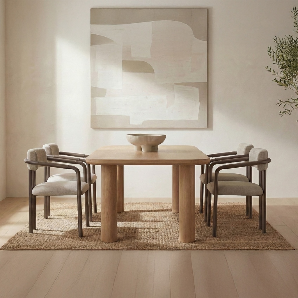 Cassidy Dining Chair Light Brown - 6