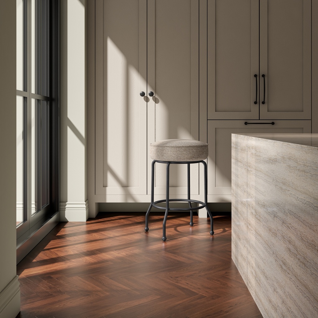 Kelsey Swivel Counter Stool Light Brown - 3