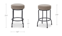 Kelsey Swivel Counter Stool Light Brown - 4