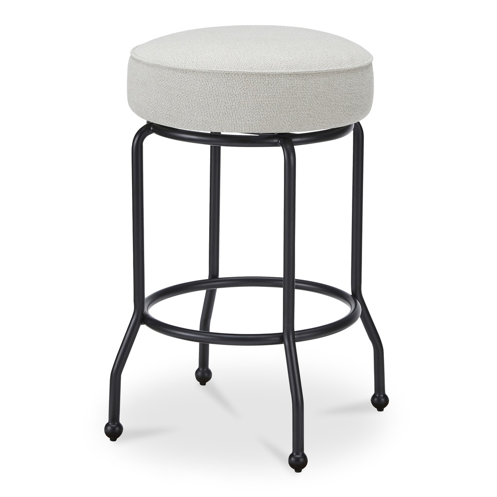 Kelsey Swivel Counter Stool Beige - 1