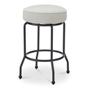 Kelsey Swivel Counter Stool Beige - 1