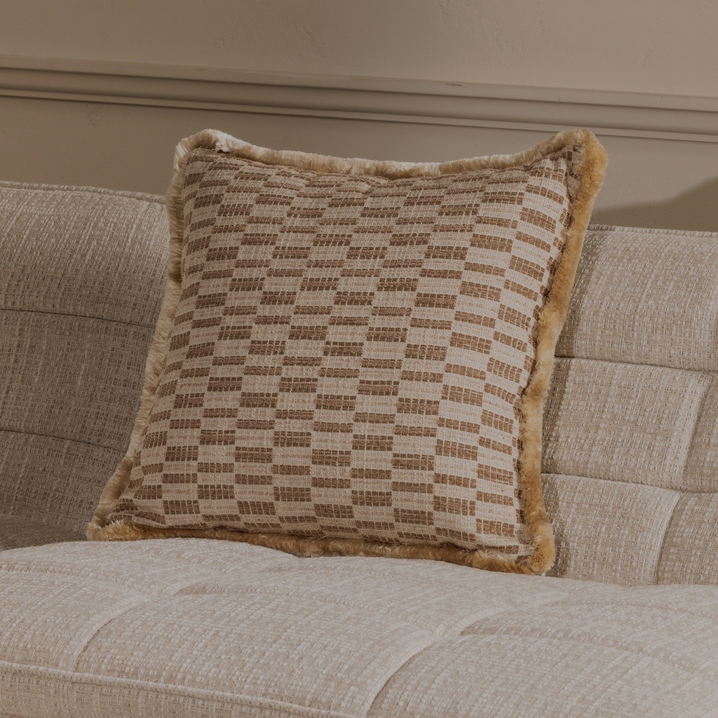 Leone Cushion Taupe - 3