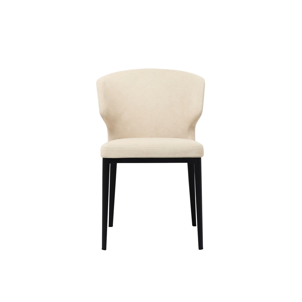 Delaney Dining Chair Warm Beige-Set of Two - 3