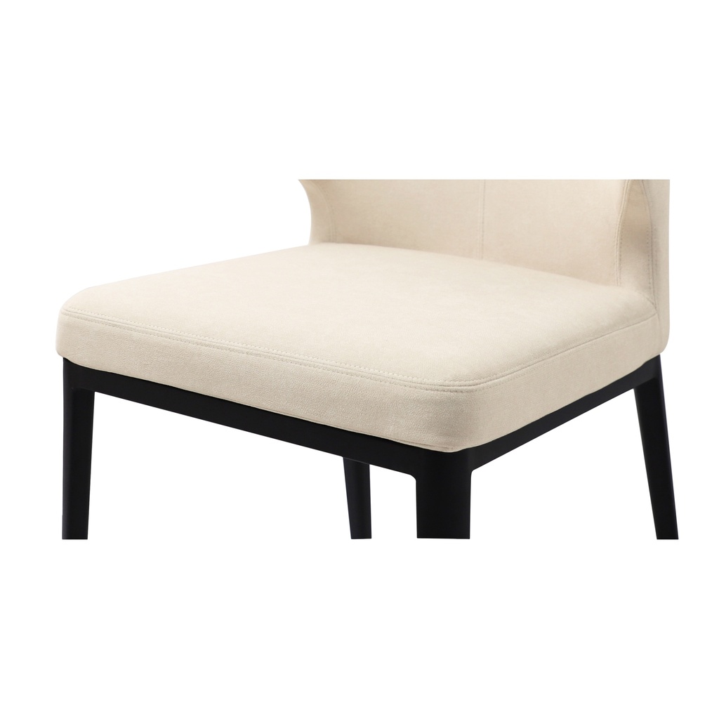 Delaney Dining Chair Warm Beige-Set of Two - 5