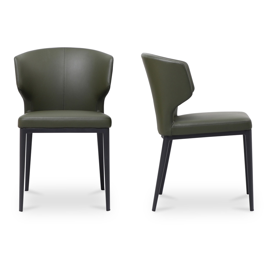 Delaney Dining Chair Dark Green-Set of Two - 2