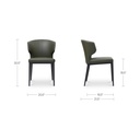 Delaney Dining Chair Dark Green-Set of Two - 8