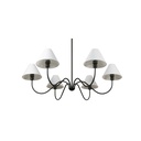 Whitney Chandelier Blackened Bronze - 1