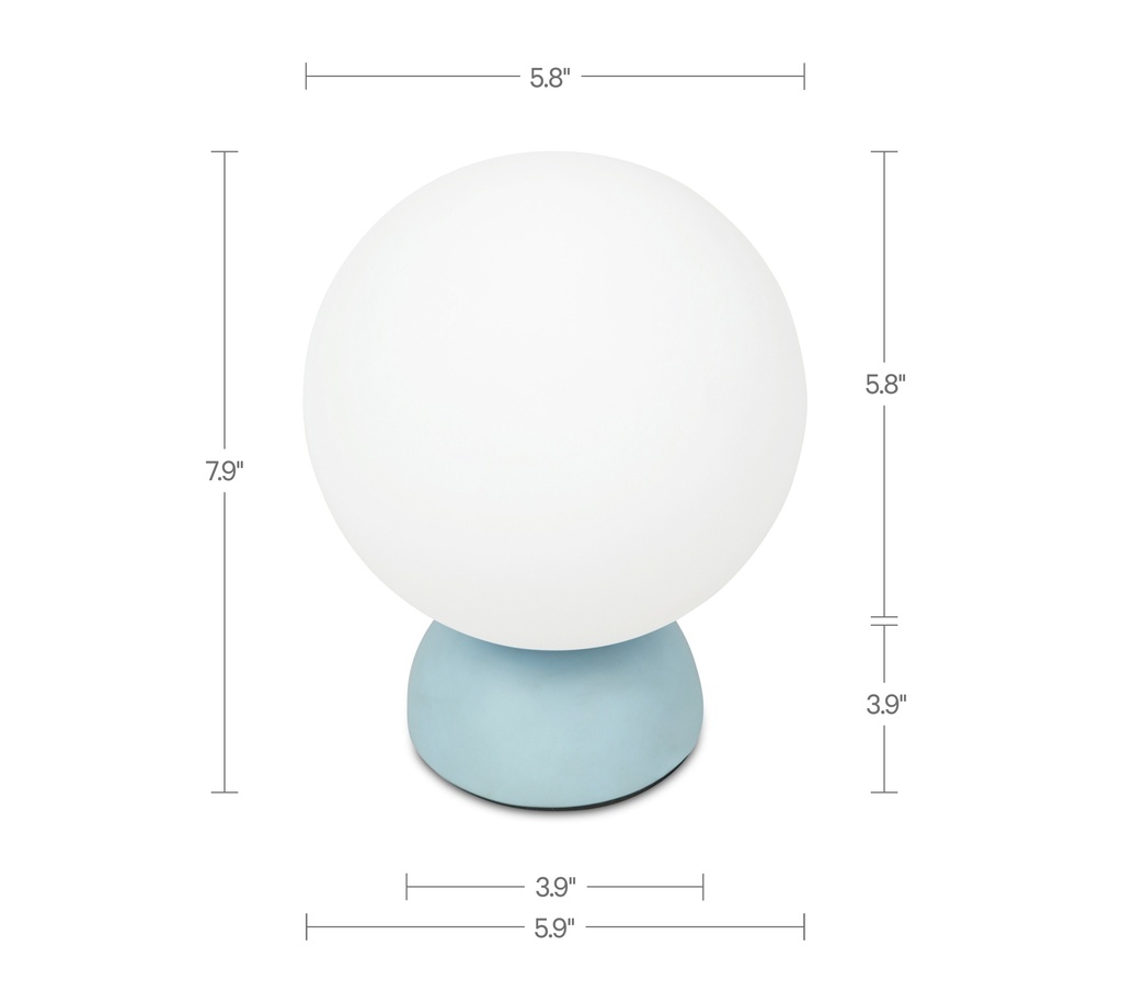 Ovi Table Lamp Light Blue - 5