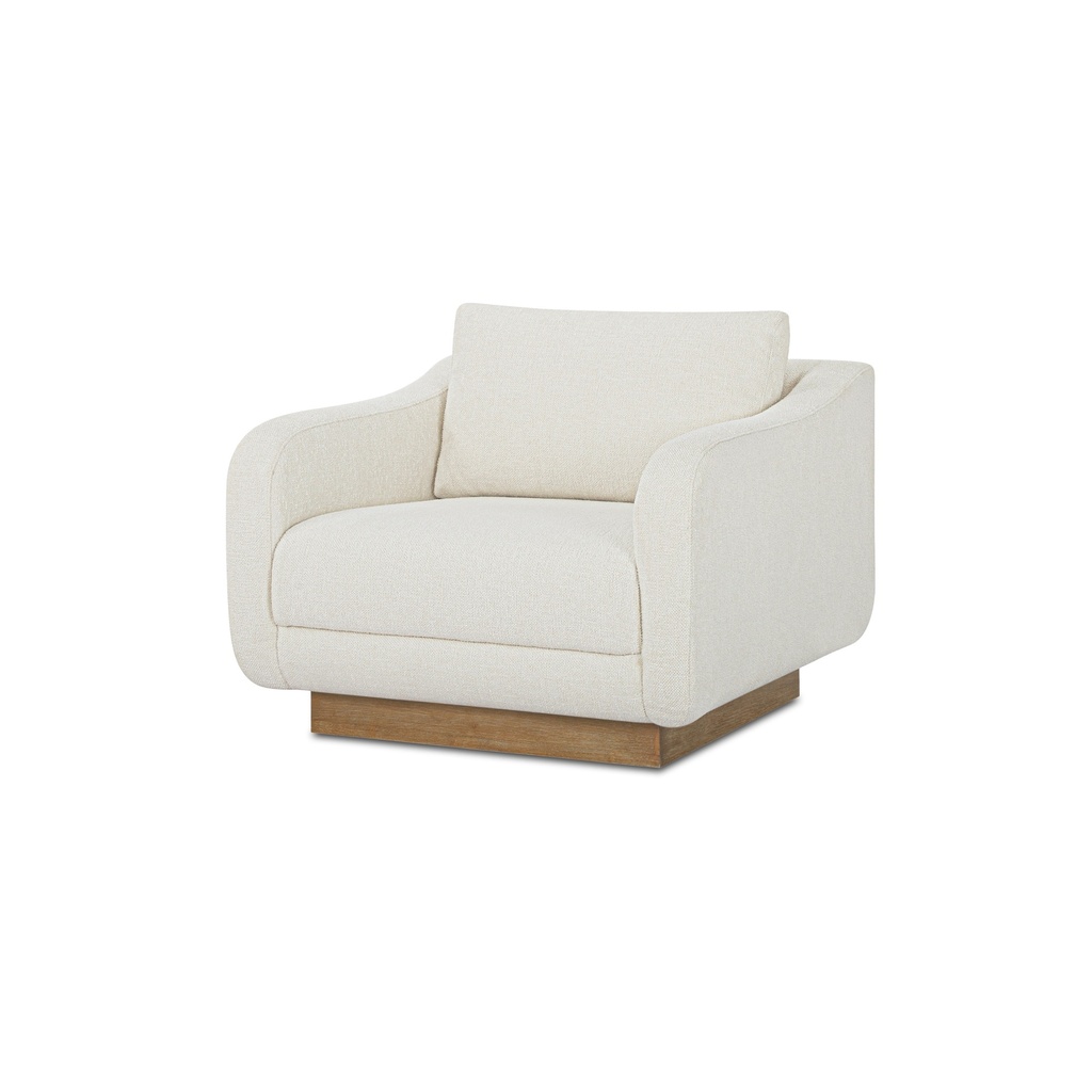 Keane Lounge Chair Cream - 2