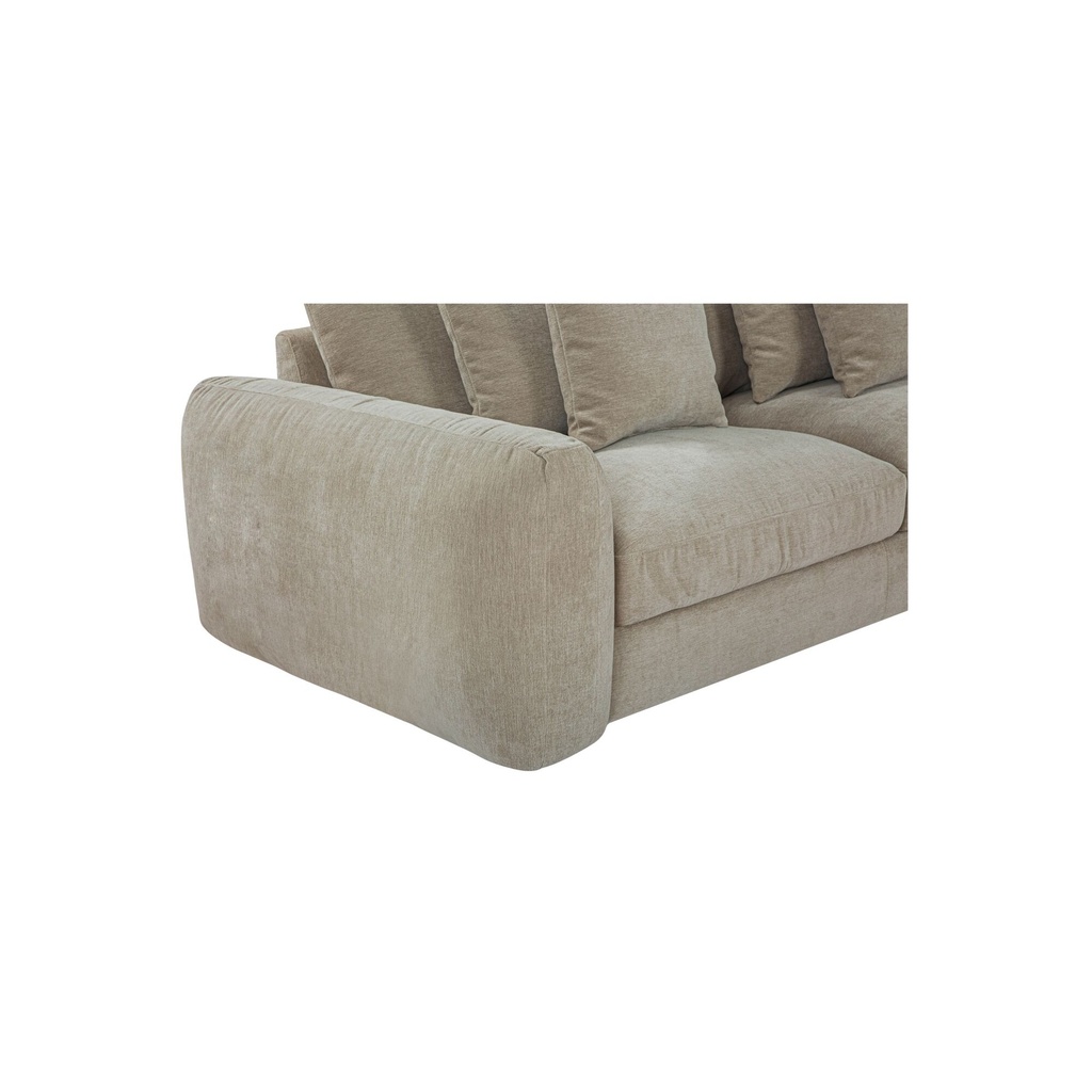 Berga Sectional Right Pebble - 4