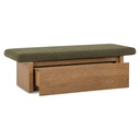 Gemma Storage Bench Dark Green - 1