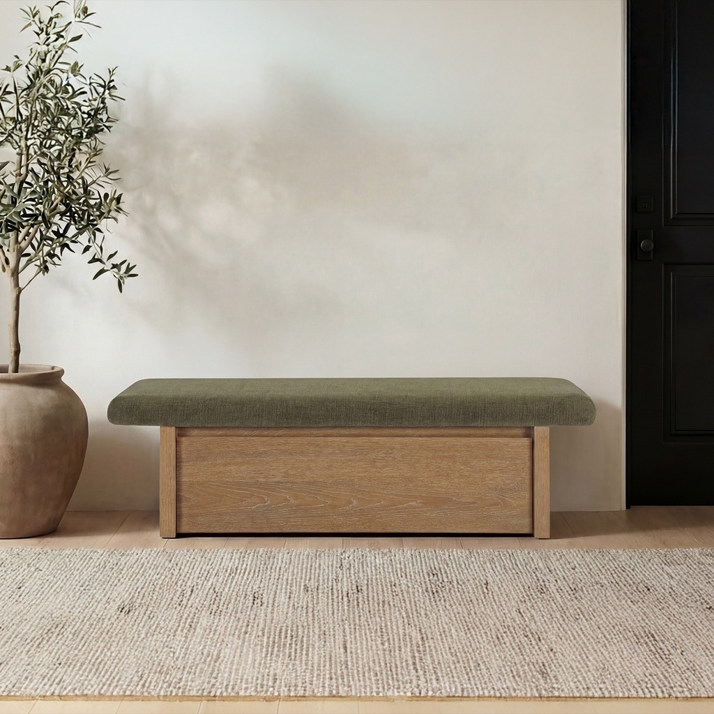 Gemma Storage Bench Dark Green - 6