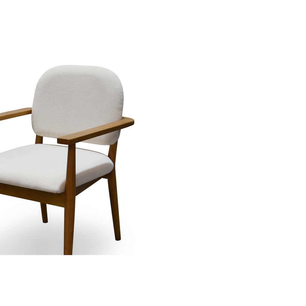 Norrie Dining Chair Cream - 5