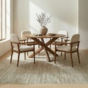 Norrie Dining Chair Cream - 7