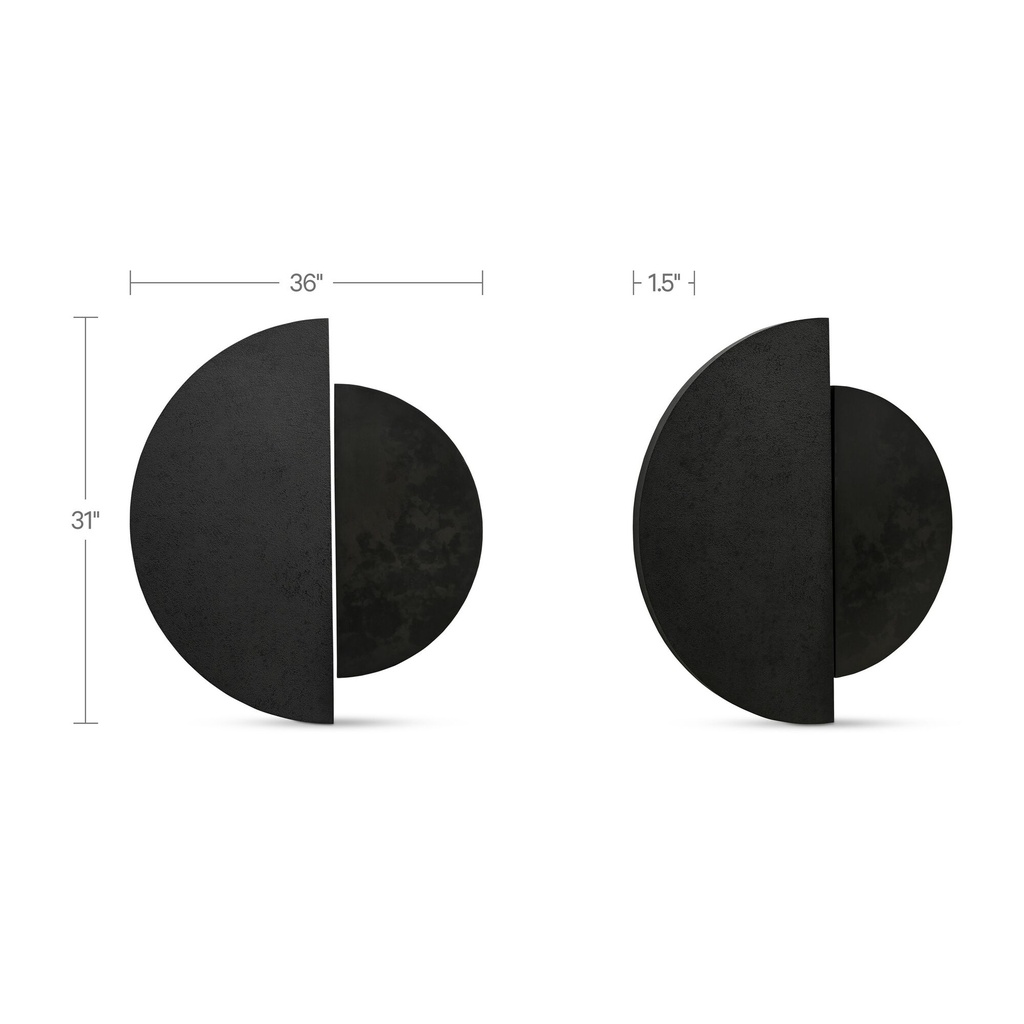 Meridian Wall Décor Black - 7