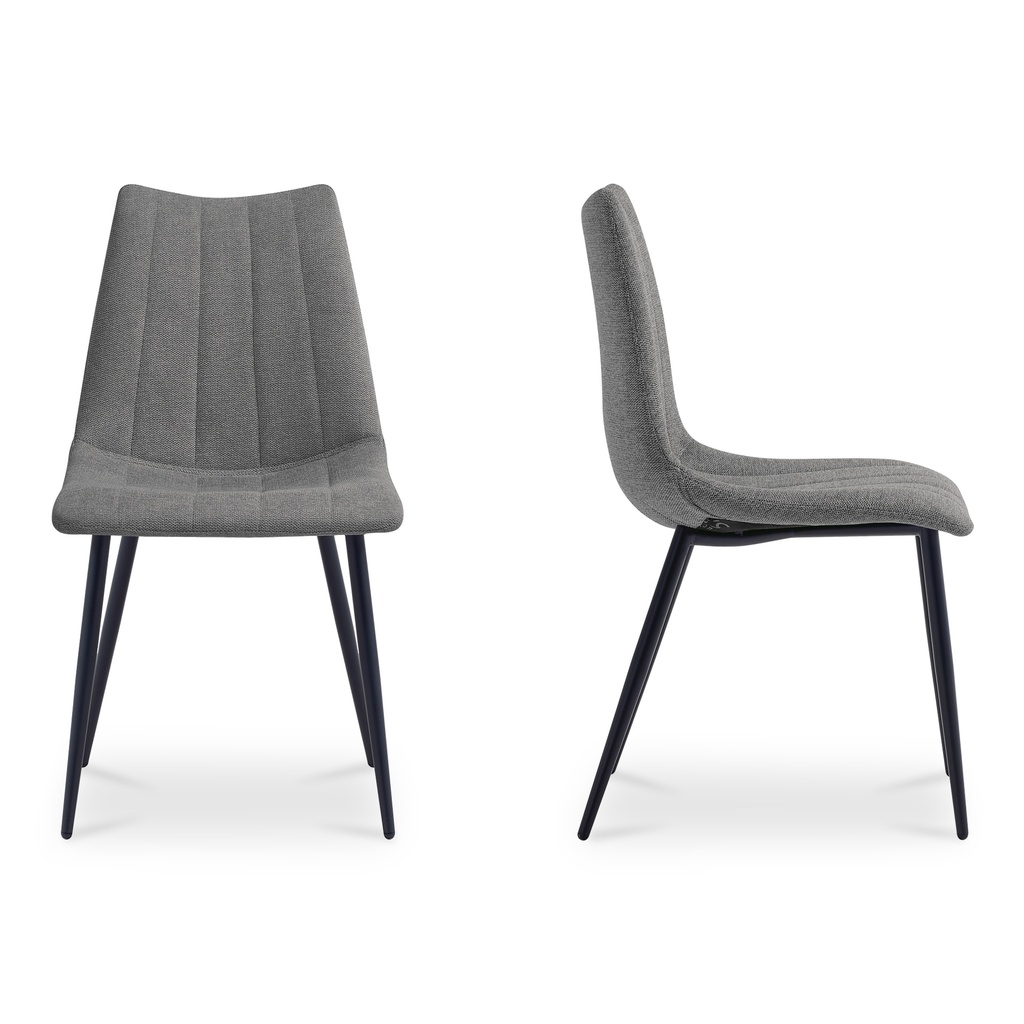 Alibi Dining Chair Dark Grey-Set of Two - 2