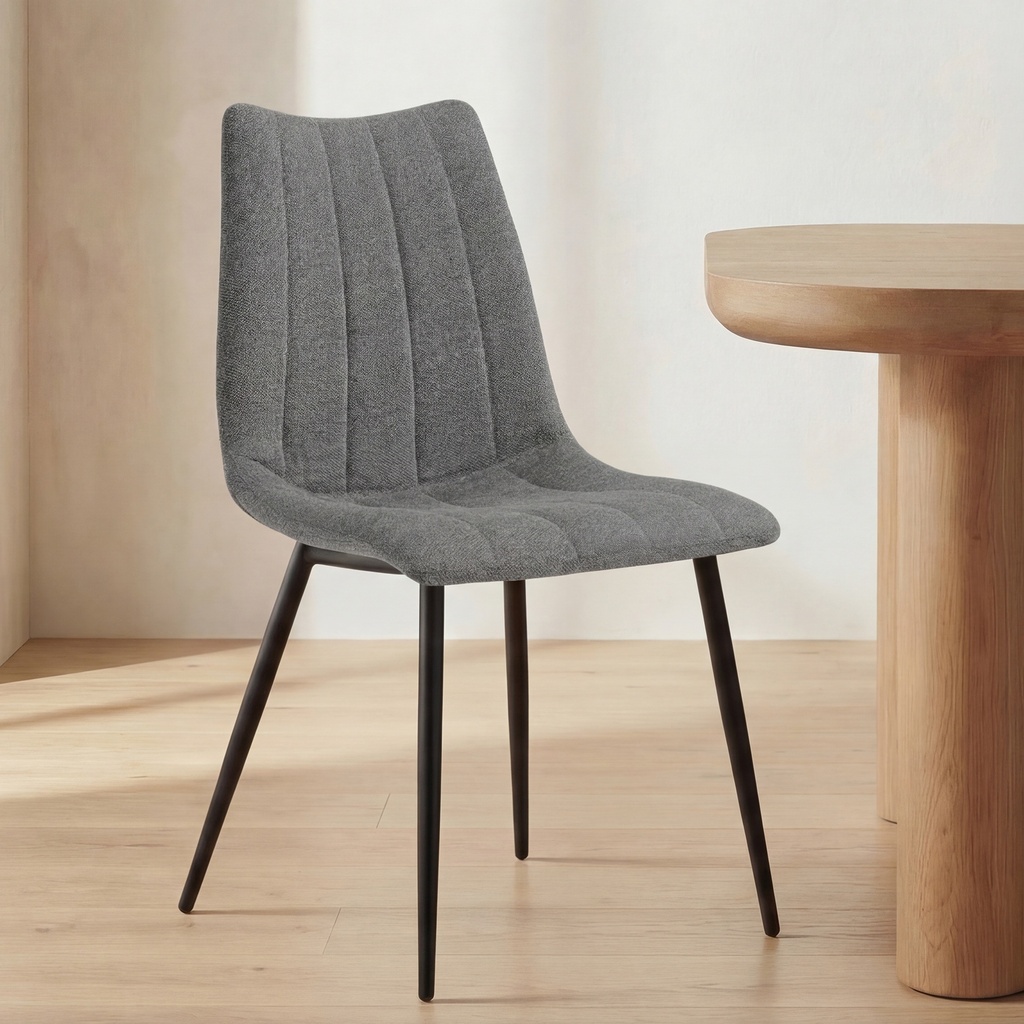 Alibi Dining Chair Dark Grey-Set of Two - 6