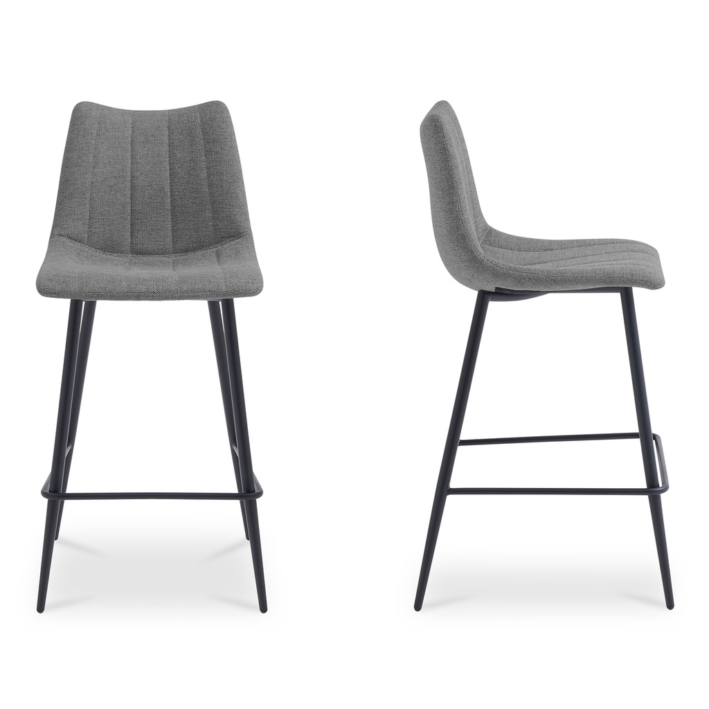 Alibi Bar Stool Dark Grey-Set of Two - 2