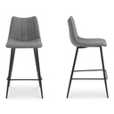 Alibi Bar Stool Dark Grey-Set of Two - 2