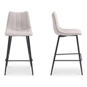 Alibi Counter Stool Beige-Set of Two - 2