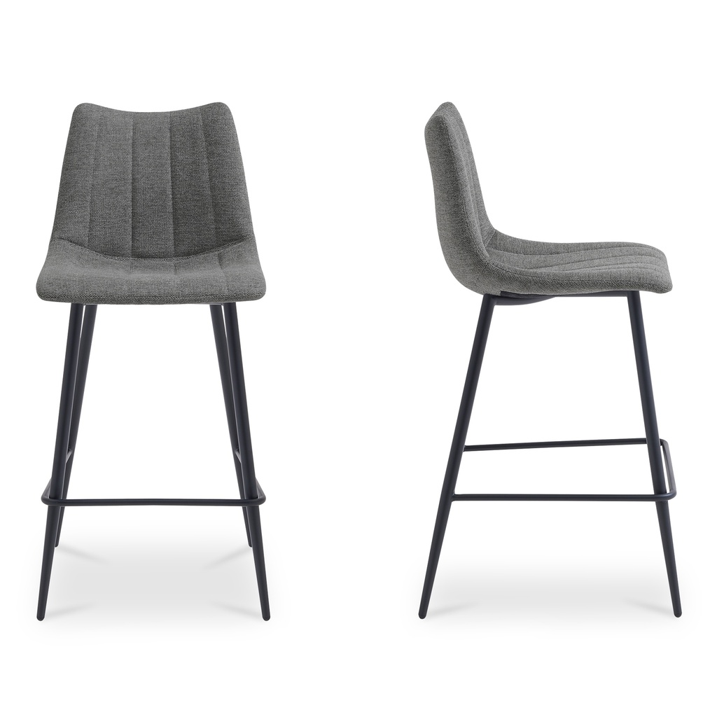 Alibi Counter Stool  Dark Grey-Set of Two - 2