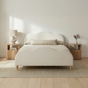 Jacqueline Queen Bed Cream - 4