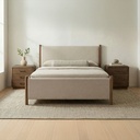 Warren King Bed Beige - 5