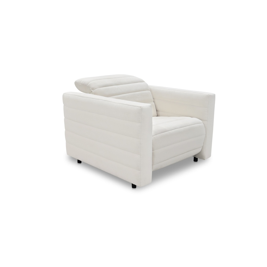 Juno Power Recliner Chair Off White - 1