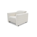 Juno Power Recliner Chair Off White - 2