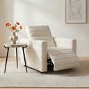 Juno Power Recliner Chair Off White - 7