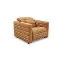 Juno Power Recliner Chair Tan Leather - 1